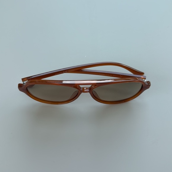 Brown Aviator Sunglasses